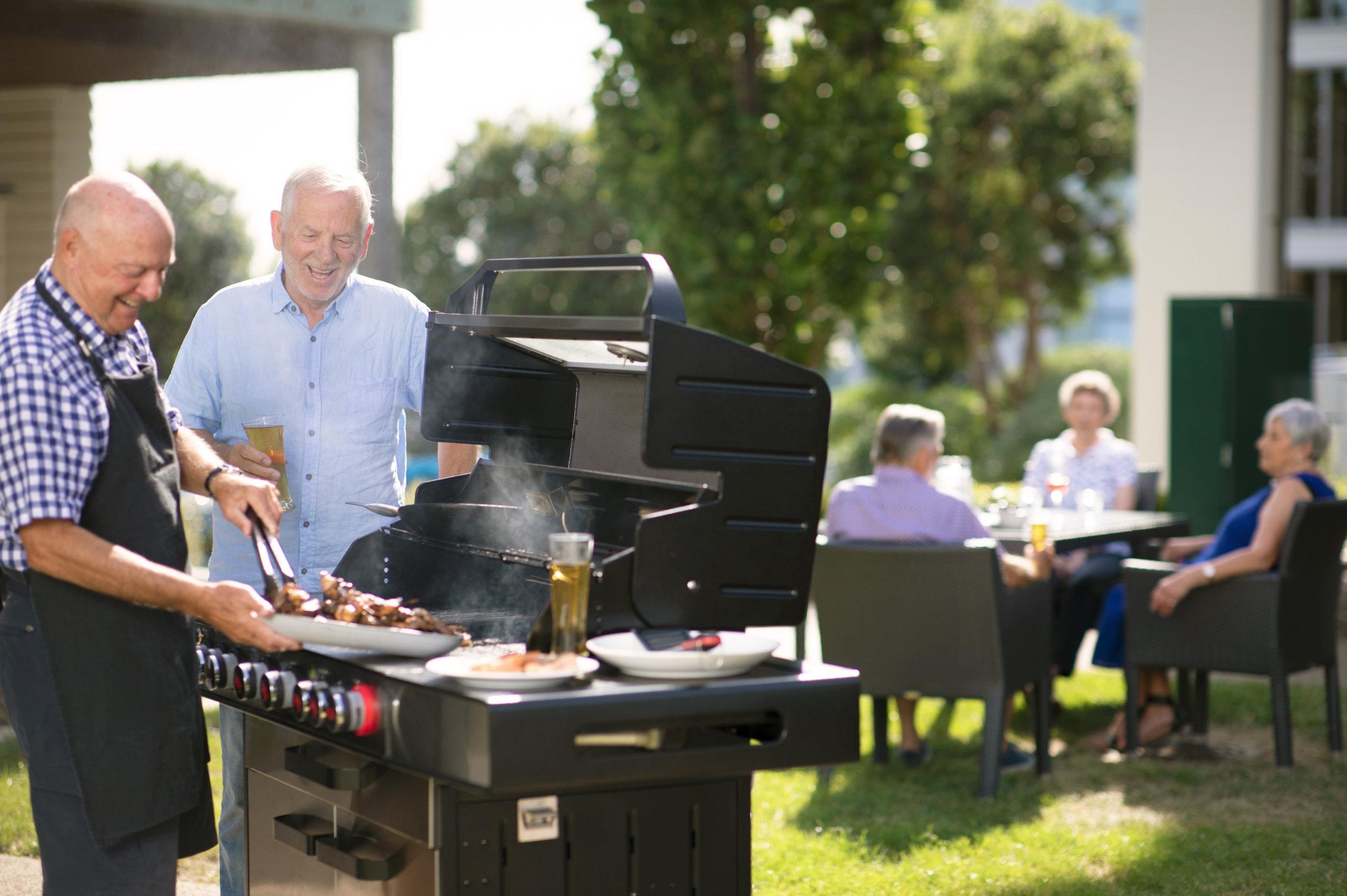 Oceania Residents enjoying a barbecue