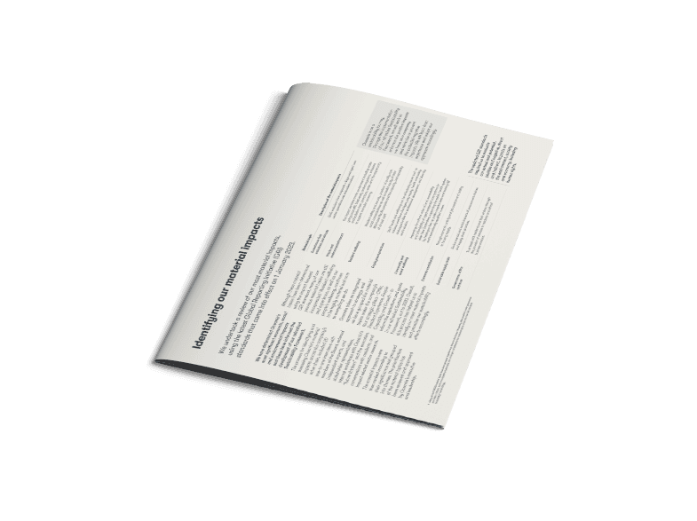 OHC Sustainability Matrix