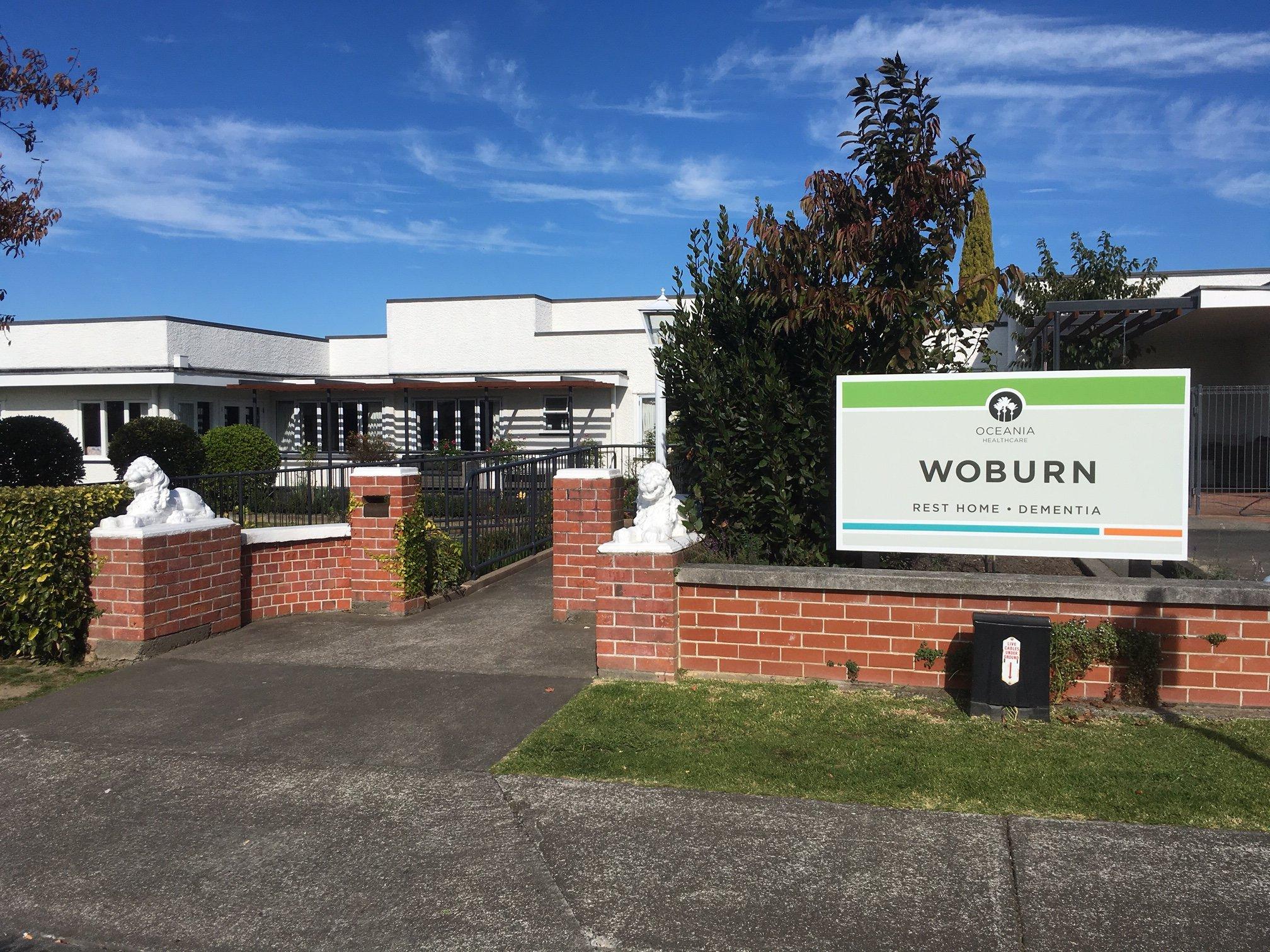 Woburn aged care centre entrance
